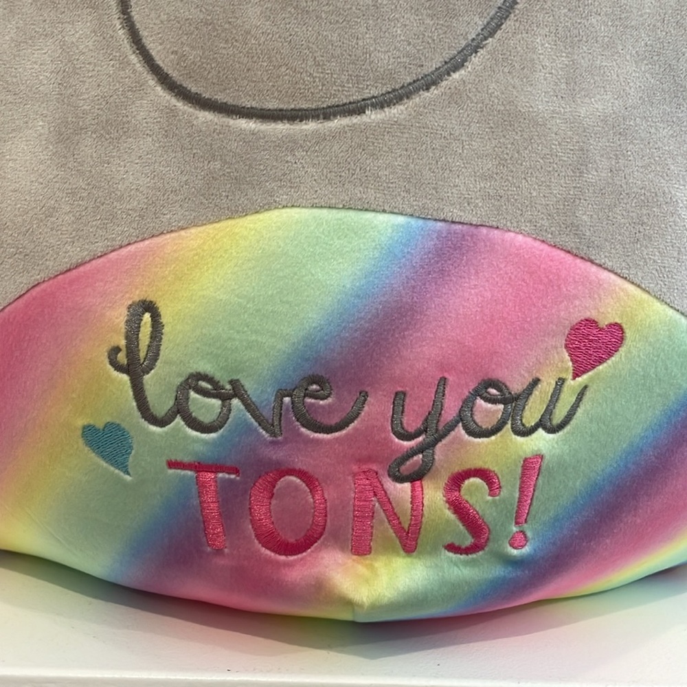 NWT 16” Mila the Rainbow Elephant 🐘 Valentine Squishmallow - Picture 2 of 4